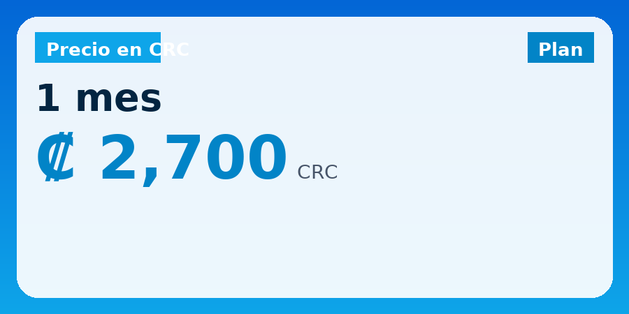 1 mes CRC